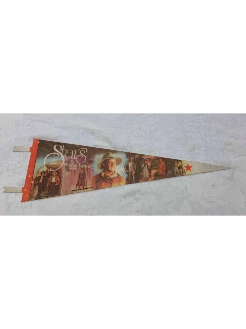 Vintage 1978 Six Flags Hall of Fame pennant